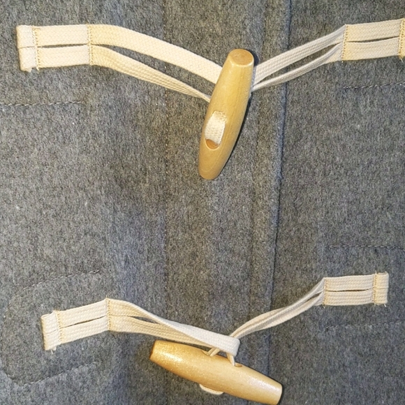 EUC Wool Blend Toggle Pea Coat XS - Picture 4 of 10